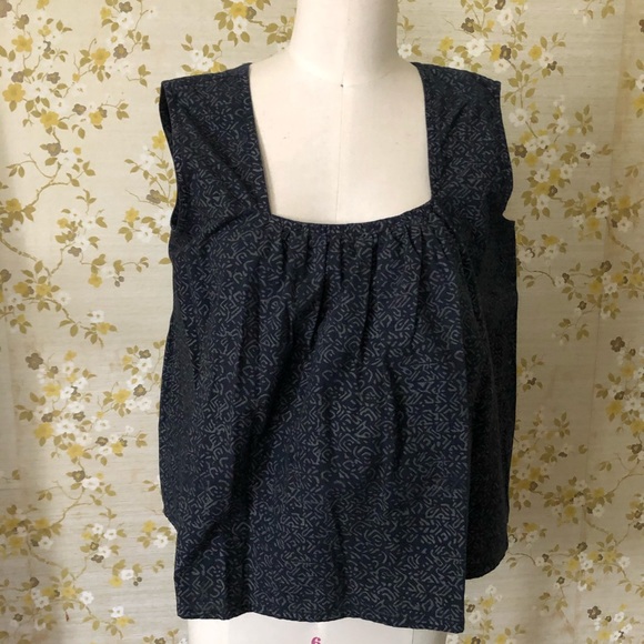 Navy & Silver Swing Blouse - Picture 1 of 6